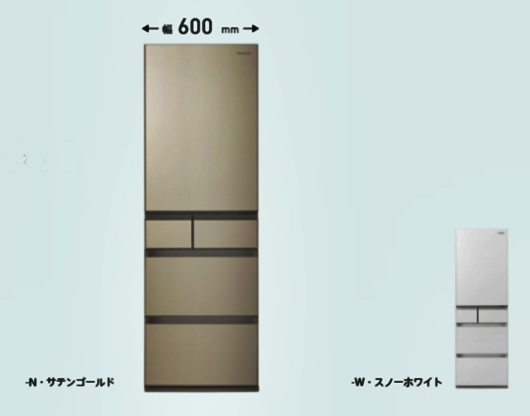 NR-E457PXとNR-E455PXの違いを比較！5ドア冷蔵庫口コミ・仕様を調査 